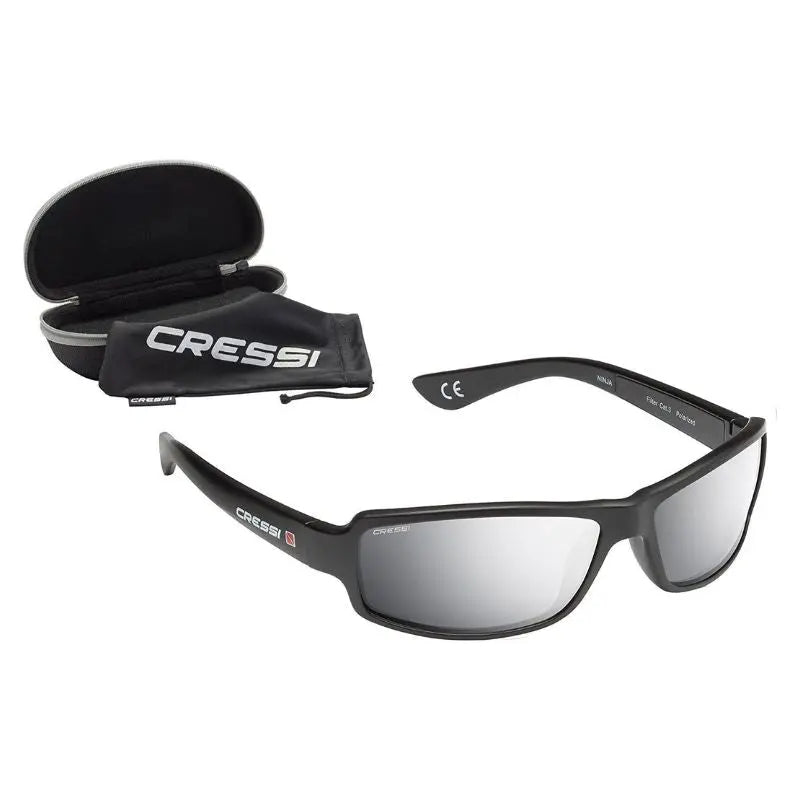 Cressi Ninja Floating Sunglasses - Polarized UV Protection Swim Goggles for Snorkeling, Diving & Water Sports