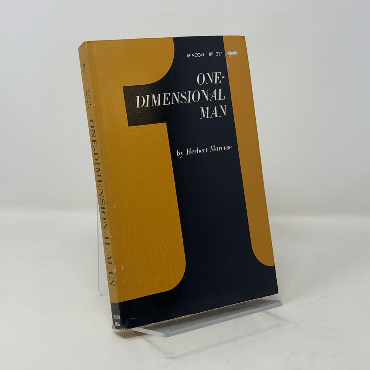 One-Dimensional Man by Herbert Marcuse (Beacon Press BP 221) - Classic Philosophy Book for Critical Theory Studies, College Courses & Political Science Reading