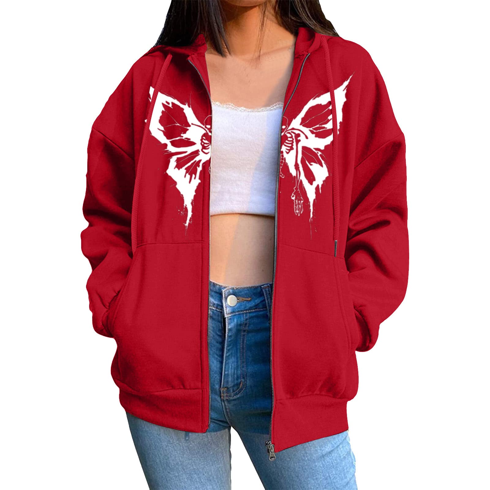 Women's Fleece Jacket - Soft Fuzzy Hooded Cardigan with Pockets & Faux Fur Trim | Cozy Winter Outerwear for Casual Wear, Lounge & Outdoor Activities