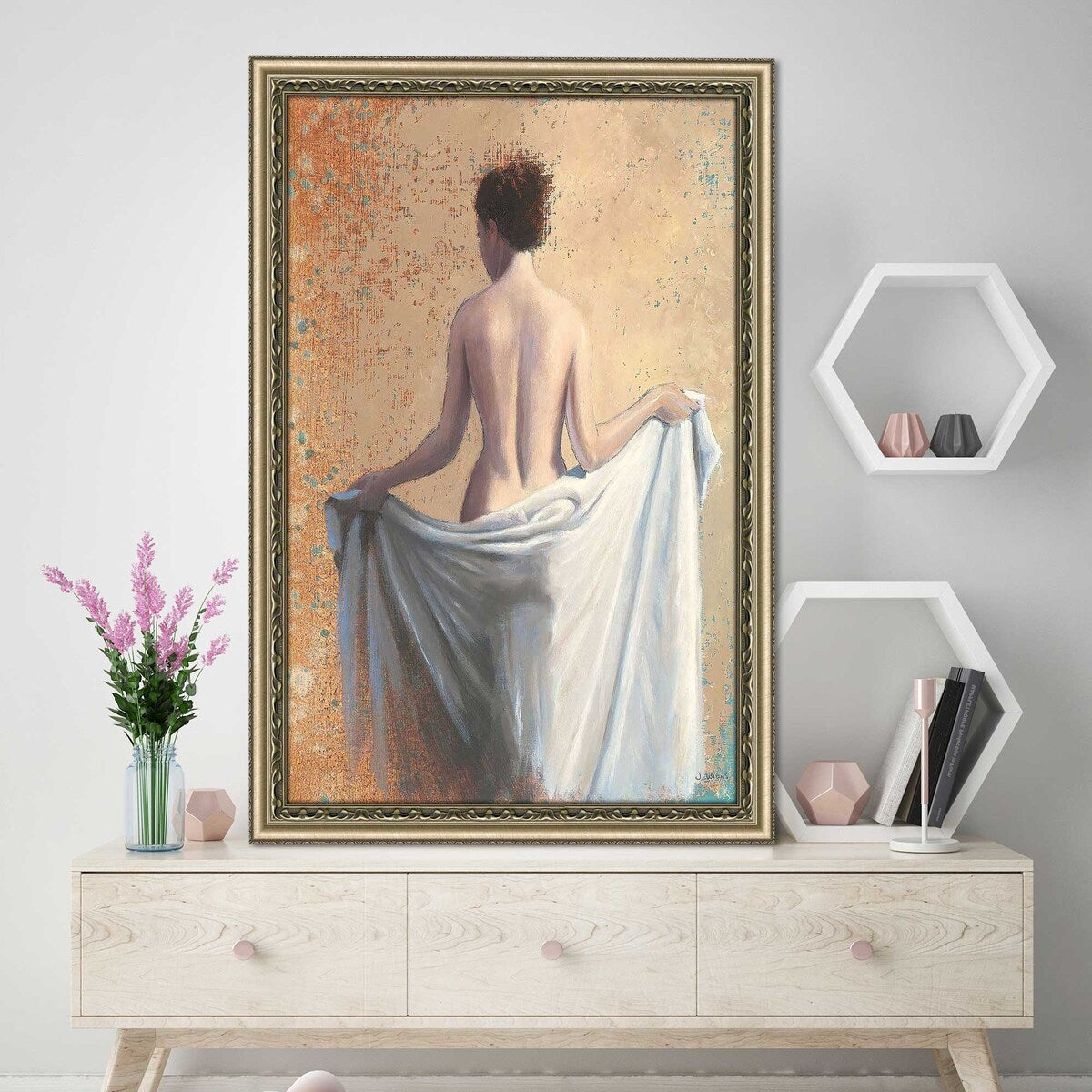 James Wiens Aftethe Bath Coral Print on Acrylic - Premium Wall Art Decor for Living Room, Bedroom & Office