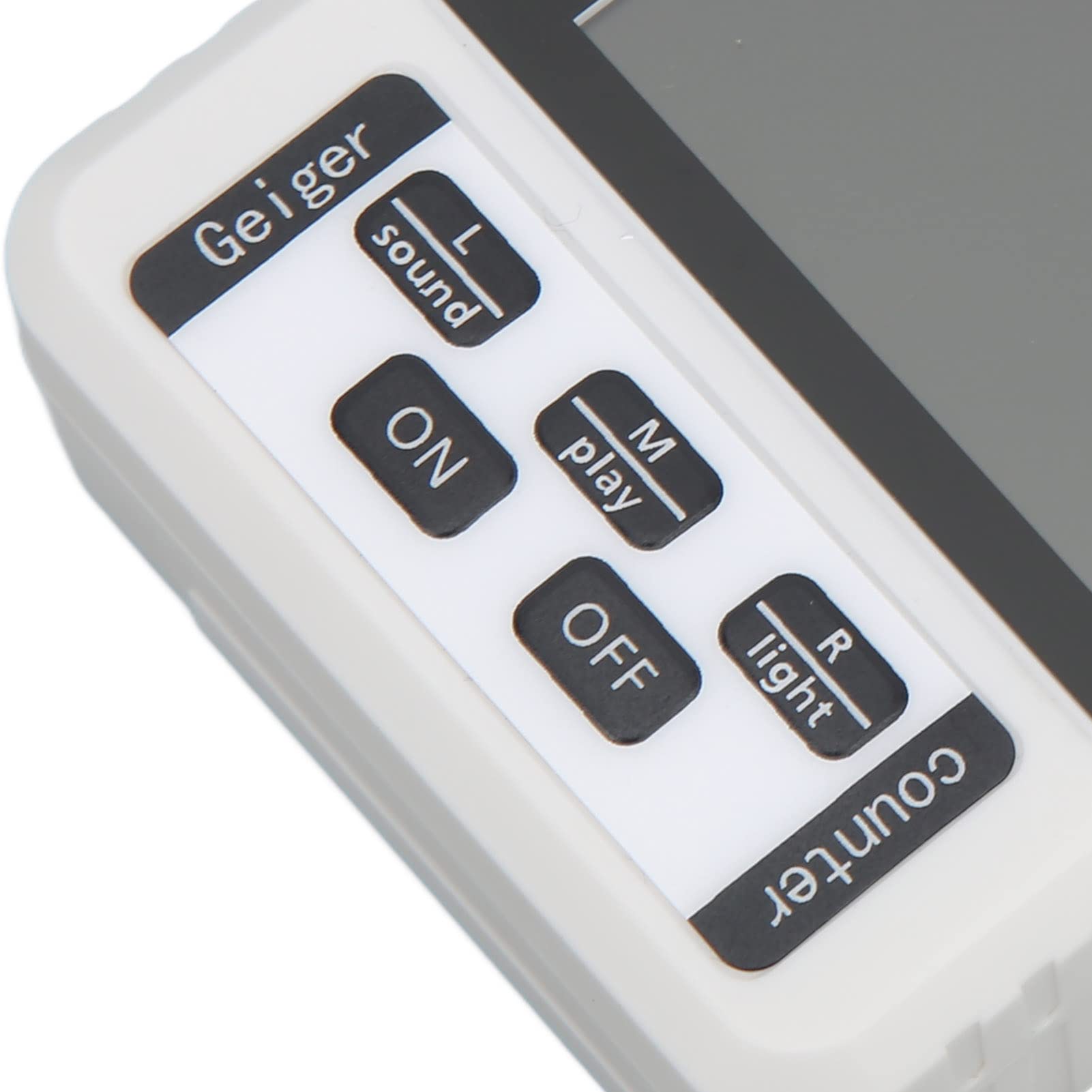Portable Nuclear Radiation Detector - X, Beta & Gamma Rays Tester | Lightweight Geiger Counter for Chemical Industry, Isotope Research & Home Safety | White Radiation Monitor for Emergency Preparedness & Environmental Testing