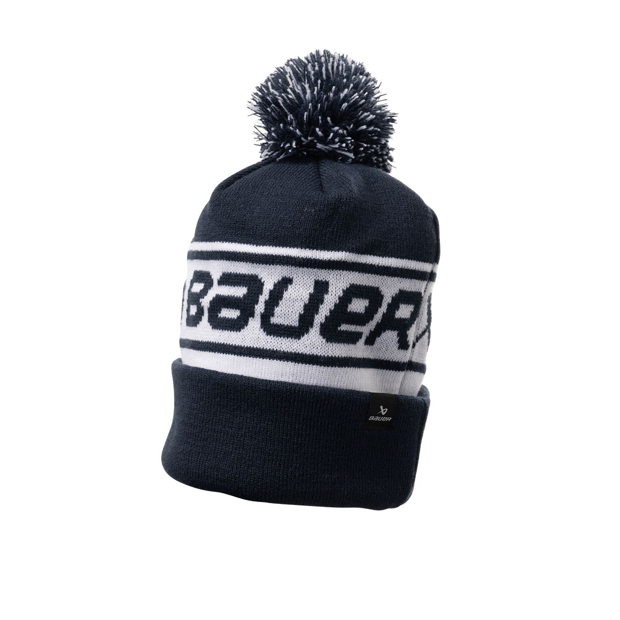 Bauer Team Ribbed Pom Senior Hockey Helmet - Durable & Comfortable for Competitive Play - Perfect for Ice Hockey, Roller Hockey & Training Sessions