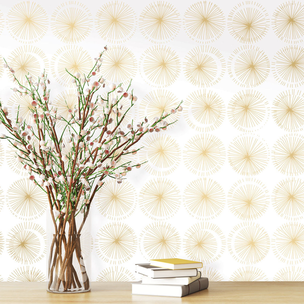 Goodbye Moon Peel and Stick Wallpaper - Removable Self-Adhesive Wall Decor for Nursery, Kids Room & Home - Perfect for Bedroom, Living Room & Dorm Decorating