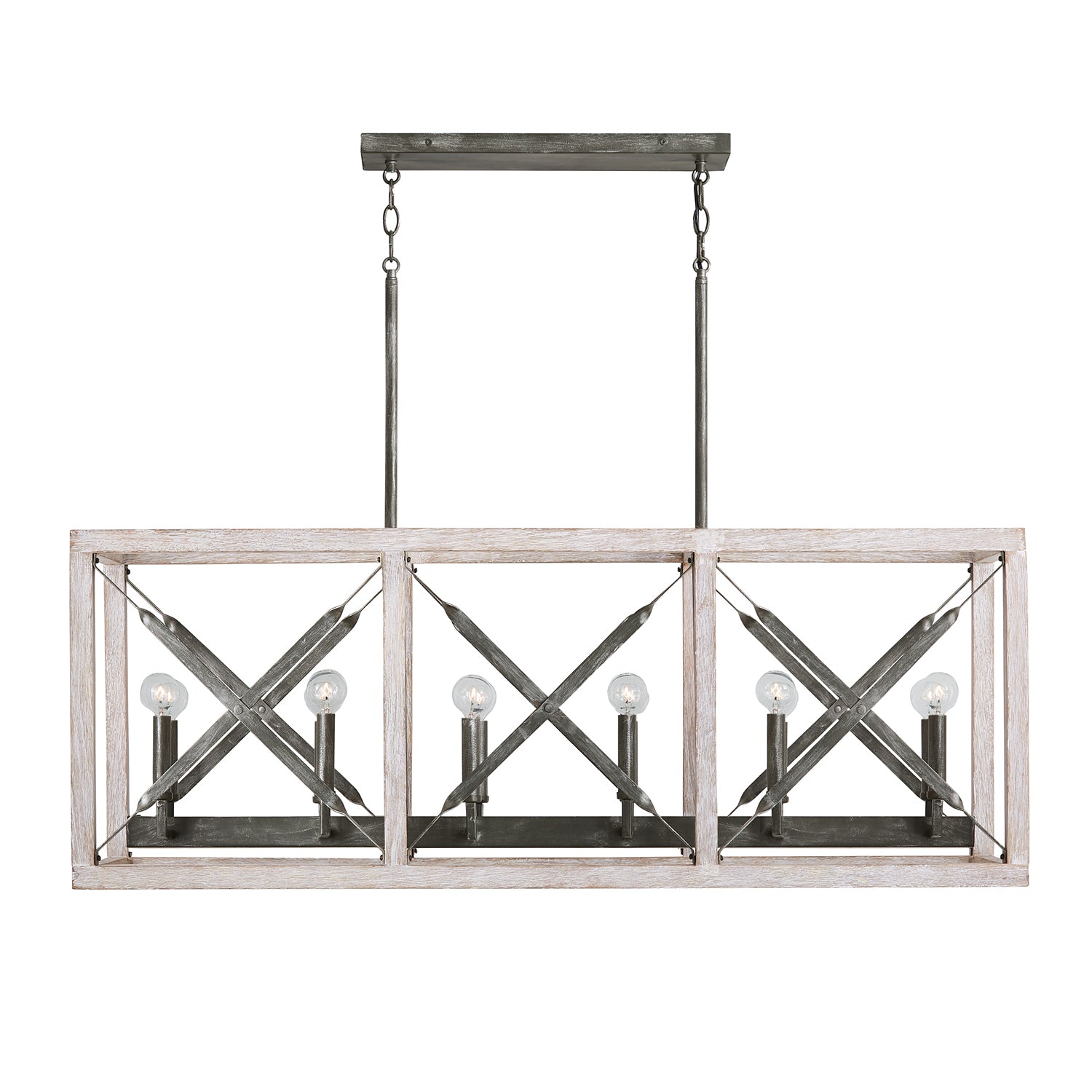 Capital Lighting 12-Light Island Pendant - Modern Kitchen Lighting Fixture for Dining Room & Breakfast Nook - Perfect for Home, Restaurant, and Cafe Decor