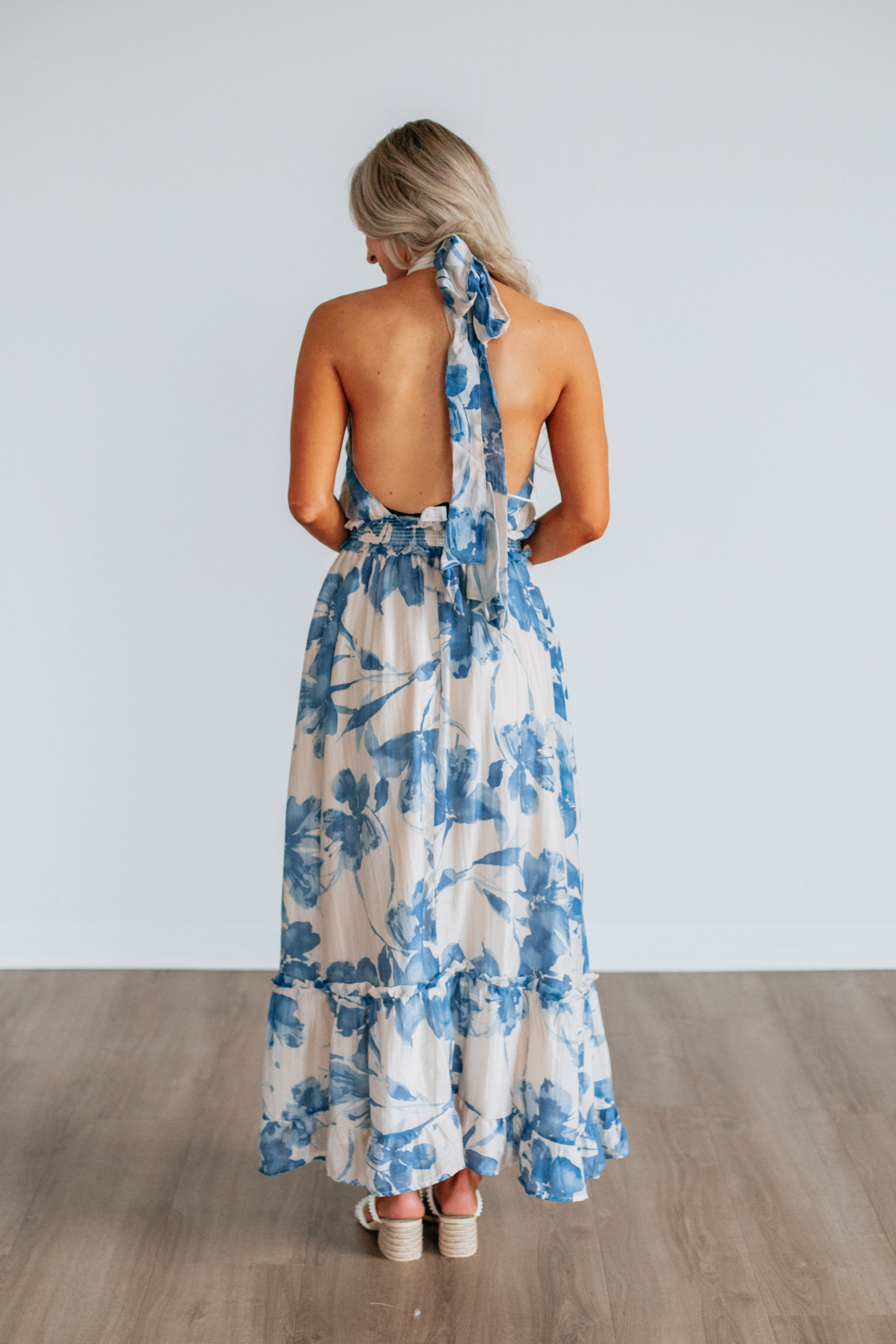 Janae Maxi Dress for Women - Flowy Long Summer Dress with Pockets, Boho Chic Style - Perfect for Beach, Vacation, and Casual Outings