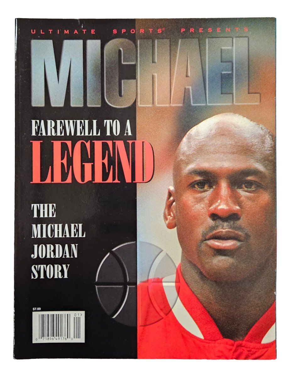 Michael Jordan Chicago Bulls Ultimate Sports Farewell Program - Vintage NBA Memorabilia, Collectible Basketball Keepsake - Perfect for Sports Fans, Gift for Basketball Enthusiasts, Man Cave Decor