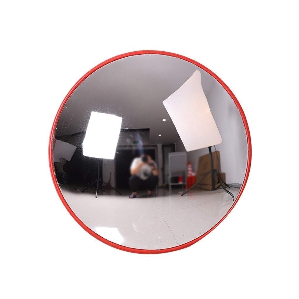 45-80CM Wide Angle Security Mirror - Convex Plastic Anti-Theft Mirror for Supermarket & Retail Stores - Easy to Install Indoor/Outdoor Surveillance (60CM Size) - Perfect for Aisles, Parking Lots & Warehouse Safety