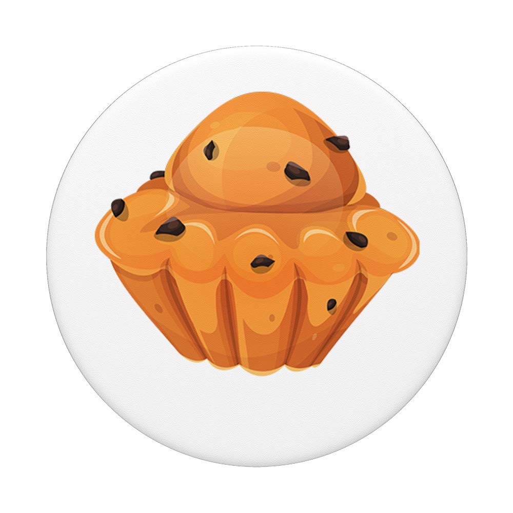 French Brioche with Chocolate Nuggets Halloween PopSockets - Phone & Tablet Grip Stand for iPhone, Samsung | Perfect for Halloween Parties, Trick-or-Treating & Fall Decorations