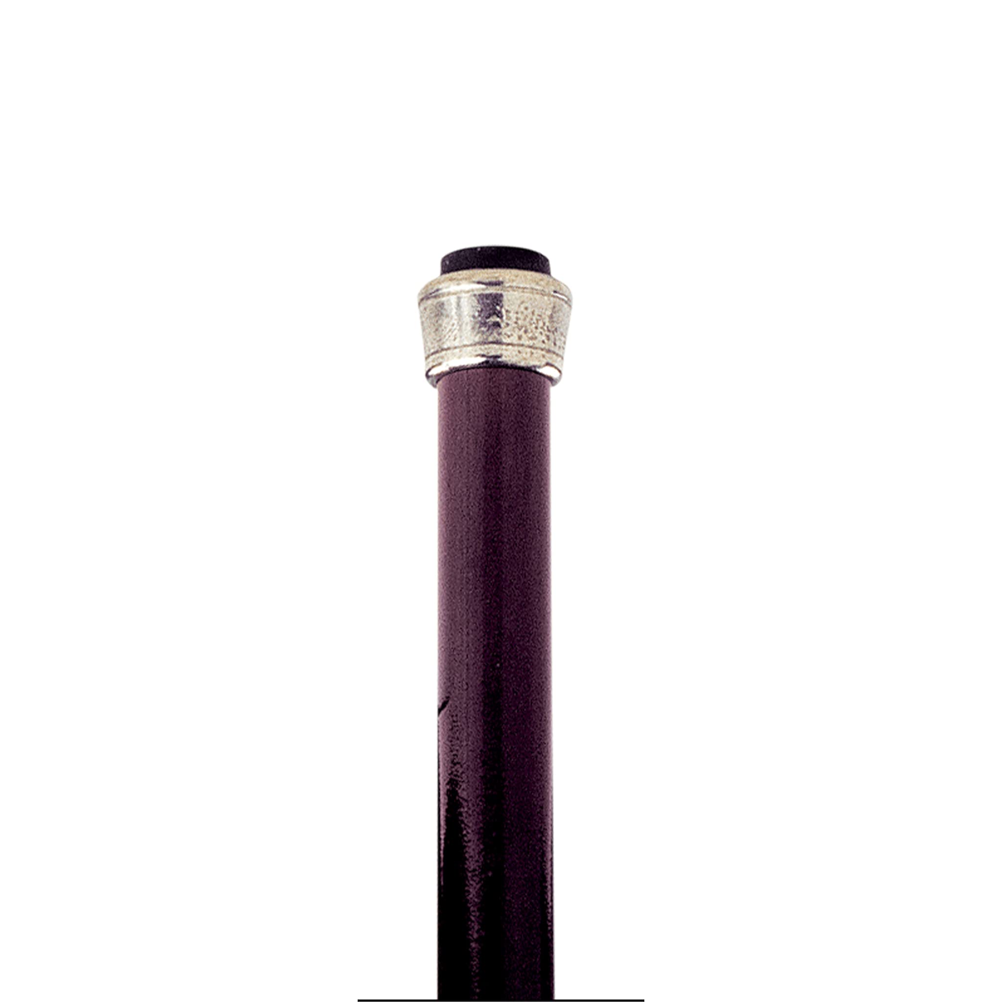 Design Toscano Pewter Walking Cane - Elegant Handcrafted Walking Stick for Men & Women - Perfect for Hiking, Fashion Accessory, or Collector's Item