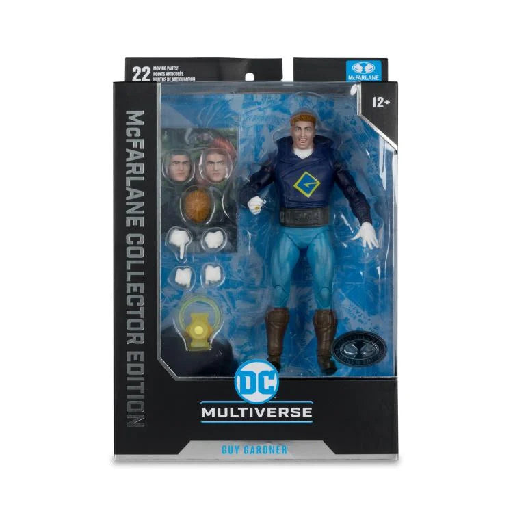 Guy Gardner Platinum Edition Chase Green Lantern Corps DC Multiverse Collector Action Figure #32 - Perfect for DC Comics Fans, Collectors & Display