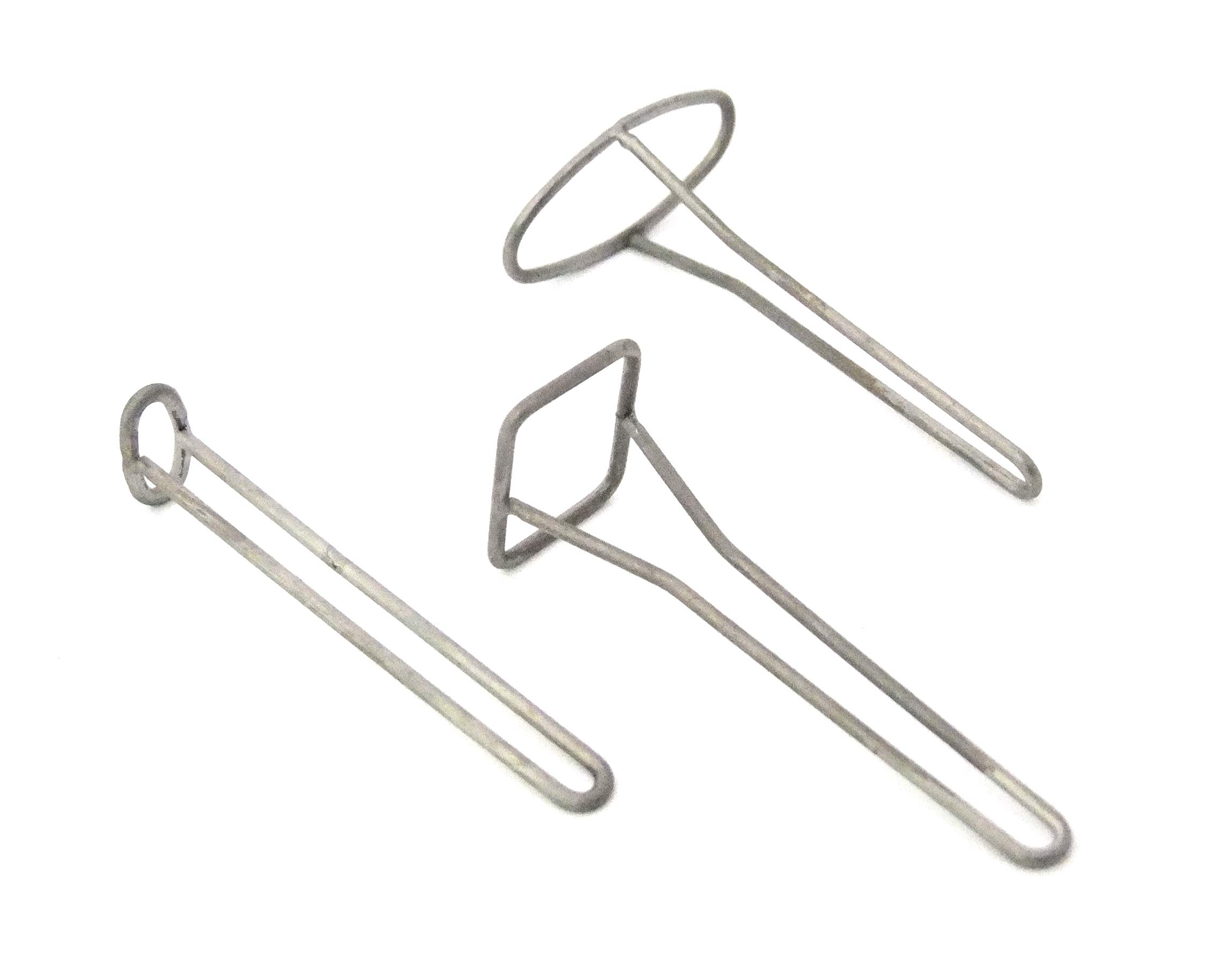 3-Piece Titanium Ring Shank & Bezel Holder Set for Jewelry Soldering - Perfect for Ring Making, Jewelry Repair, and Metal Crafting