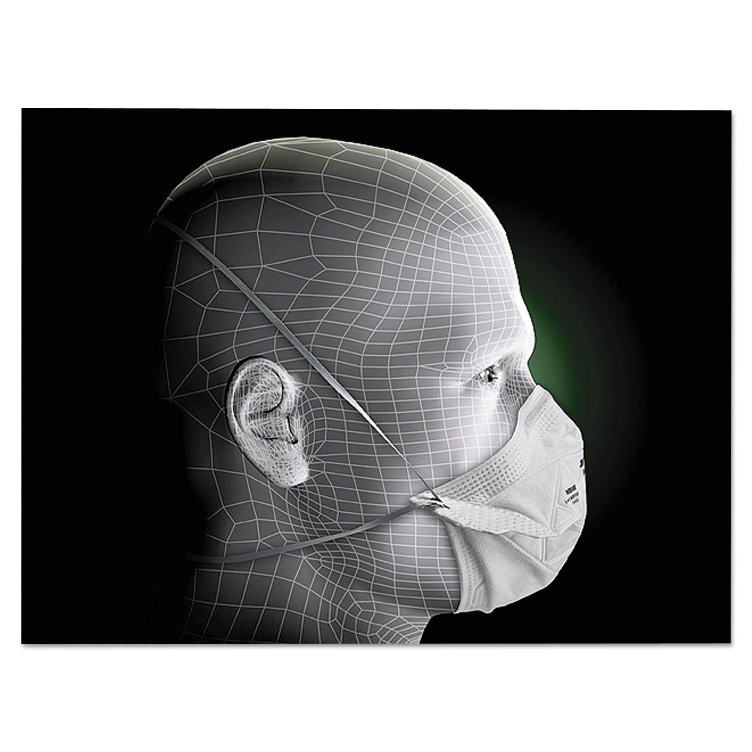 3M™ Vflex N95 Particulate Respirator Mask - Small Size, 50-Pack Box | Dust Protection for Construction, Woodworking & DIY Projects
