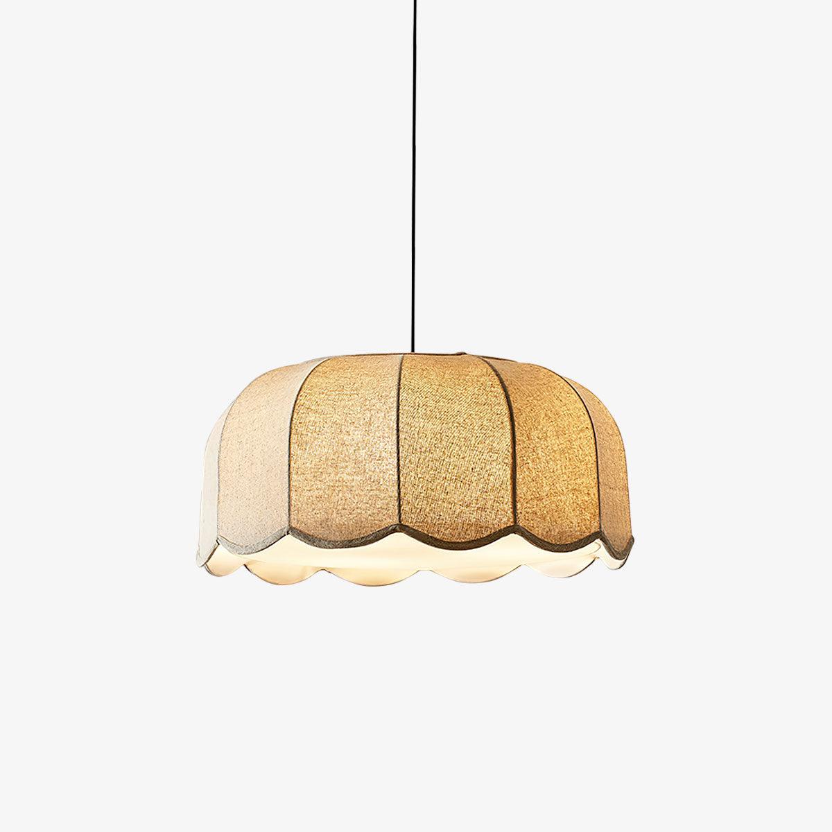 Handmade Banana Leaf Pendant Light - Natural Rattan Hanging Lamp for Boho Home Decor - Perfect for Living Room, Bedroom or Patio Lighting