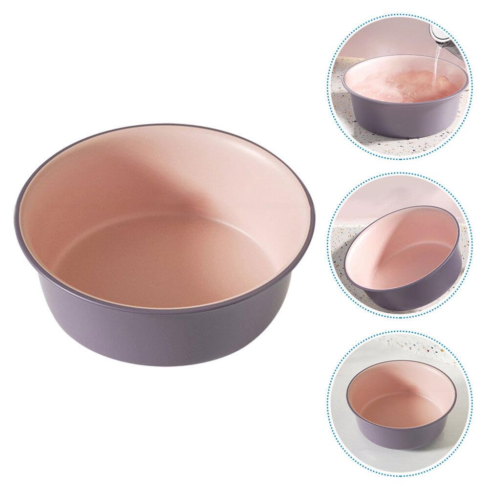 Round Plastic Dishpan - Portable Dish Wash Basin for Kitchen, Camping & Bathroom | Multi-Use Tub for Washing Dishes, Face Cleansing & Laundry