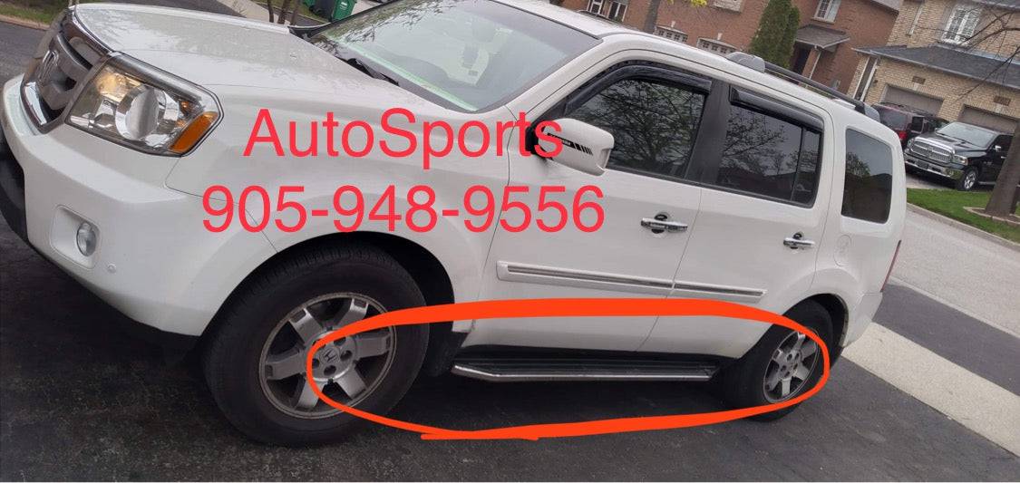 2009-2015 Honda Pilot Aluminum Running Board Side Step Bar - V2 Style for Enhanced Access & Style - Perfect for Off-Roading, Camping & Daily Use