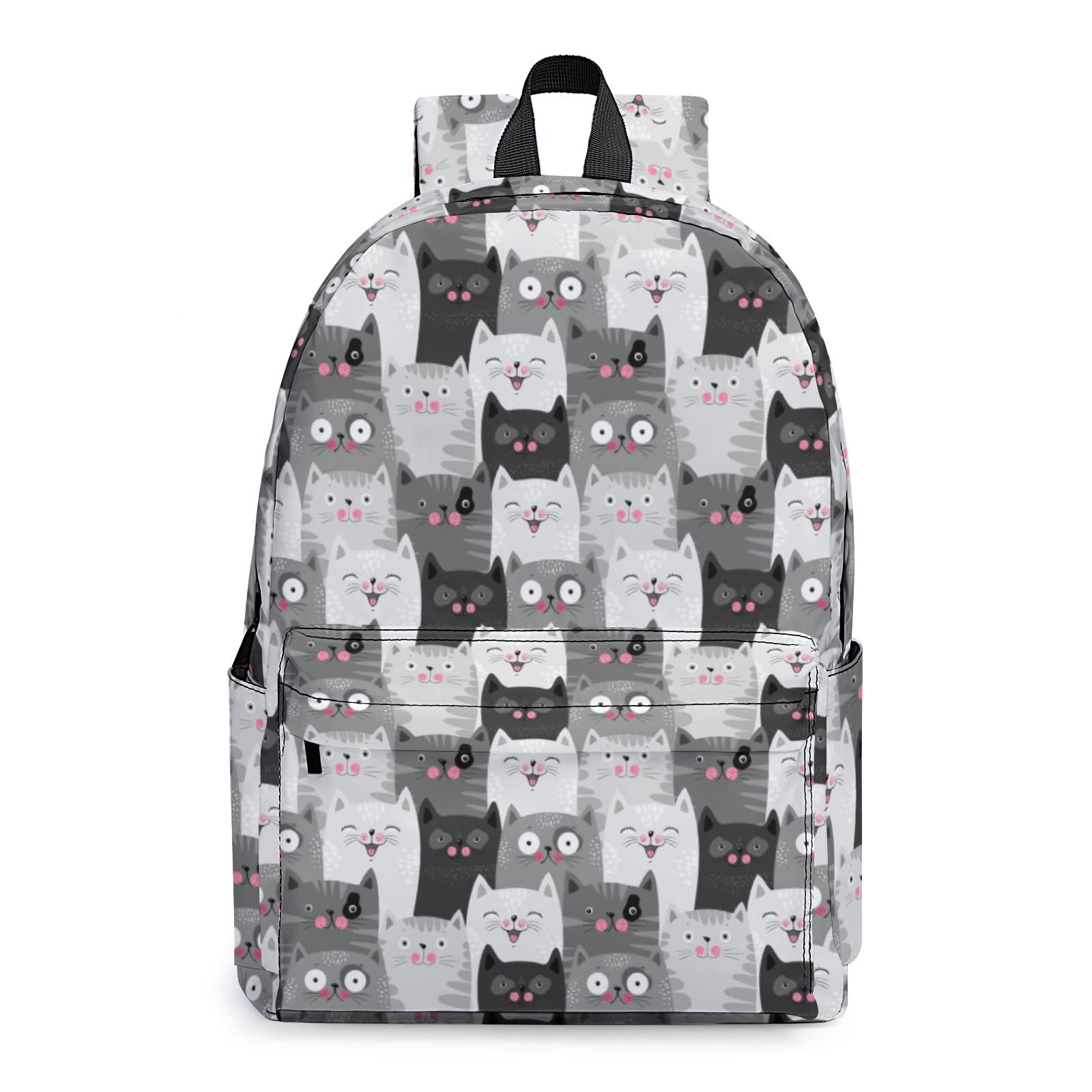 Stylish Lightweight Cat Backpack for Women & Girls - Durable Laptop Daypack with Shoulder Straps - Perfect for School, Travel, Hiking & Everyday Use