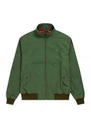 MIE Harrington Waxed Jacket for Men - Classic Water-Resistant Cotton Coat | Perfect for Outdoor Adventures, Casual Wear & Travel