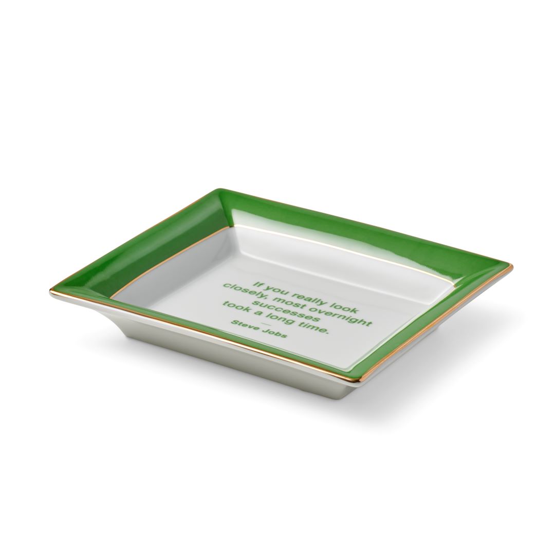 Steve Jobs Quote Tray - Inspirational Desktop Organizer for Office & Home Decor | Perfect for Tech Enthusiasts & Apple Fans