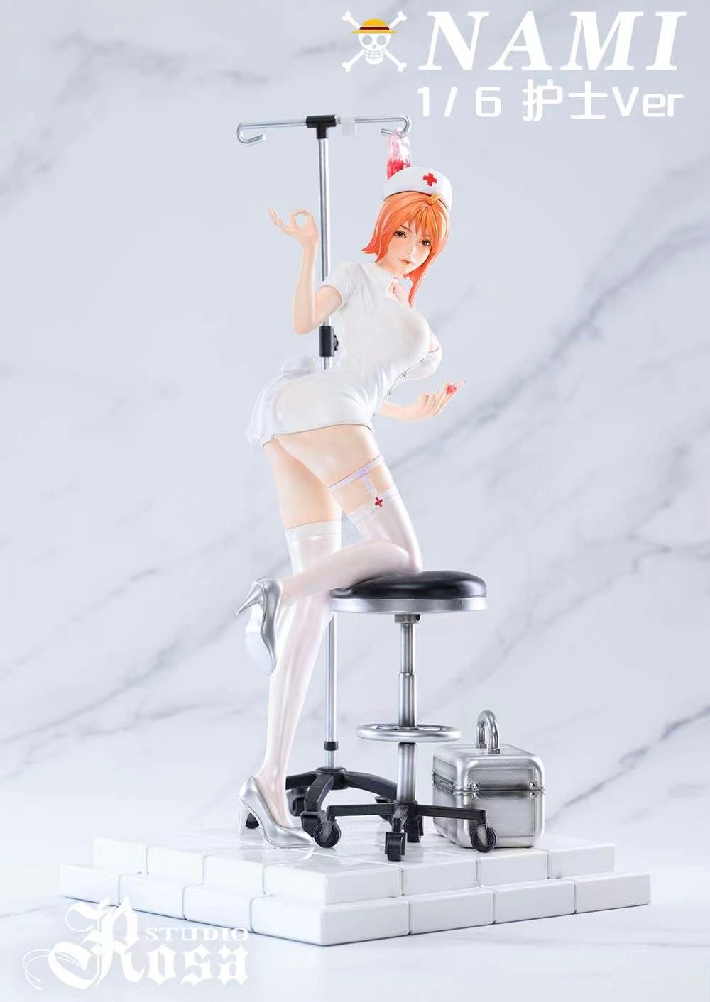 Rosa Studio Nurse Nami Cosplay Costume - One Piece Anime Halloween Outfit for Women | Perfect for Cosplay Events, Halloween Parties, and Anime Conventions