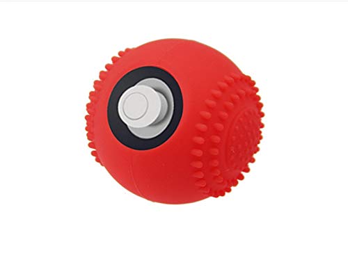 Premium Silicone Anti-Slip Protective Case Cover for Nintendo Switch Poke Ball Plus - Non-Slip Grip, Shockproof Design, Perfect for Pokemon Let's Go Pikachu & Eevee (Red) - Ideal for Gaming, Travel & Collectible Display