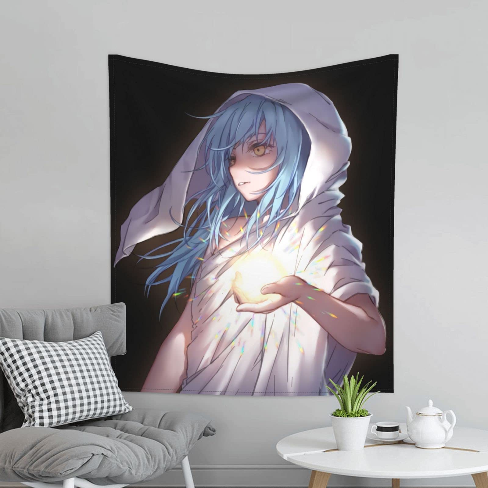 Premium That Time I Got Reincarnated as a Slime Anime Tapestry - 60x51 Inch Large Wall Hanging for Bedroom Decor, Aesthetic Bar Design, and Anime Fan Gift | Perfect for Home, Dorm, or Gaming Room