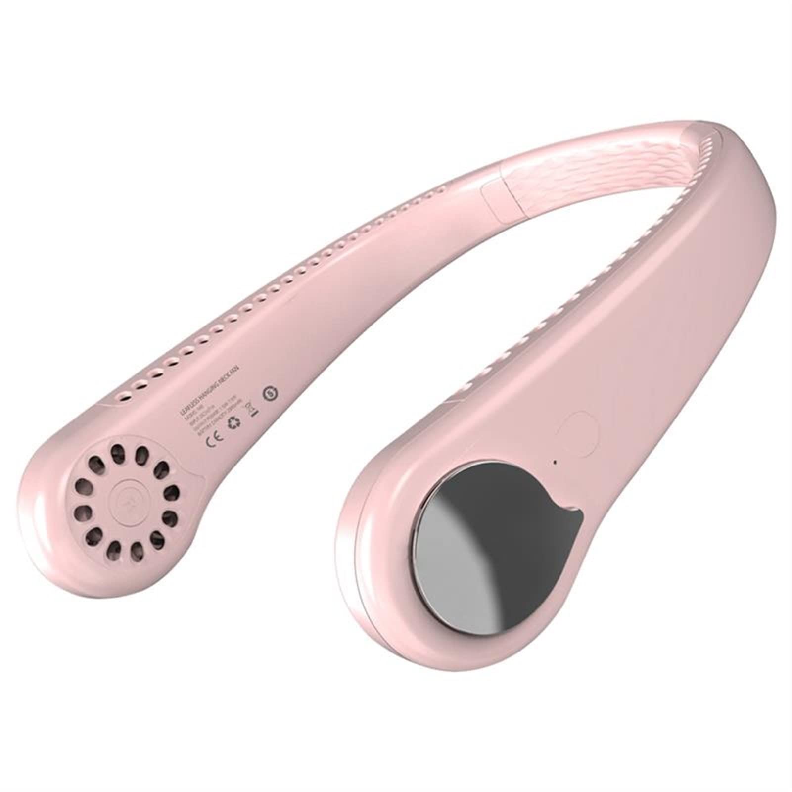BZGWECD Portable Neck Fan - 360° Rotatable Hands-Free Bladeless Fan with USB Rechargeable Battery, Adjustable Cooling for Travel, Hiking, Gym, Office & Outdoor Activities (Color: C) - Stay Cool While Working, Exercising or Commuting