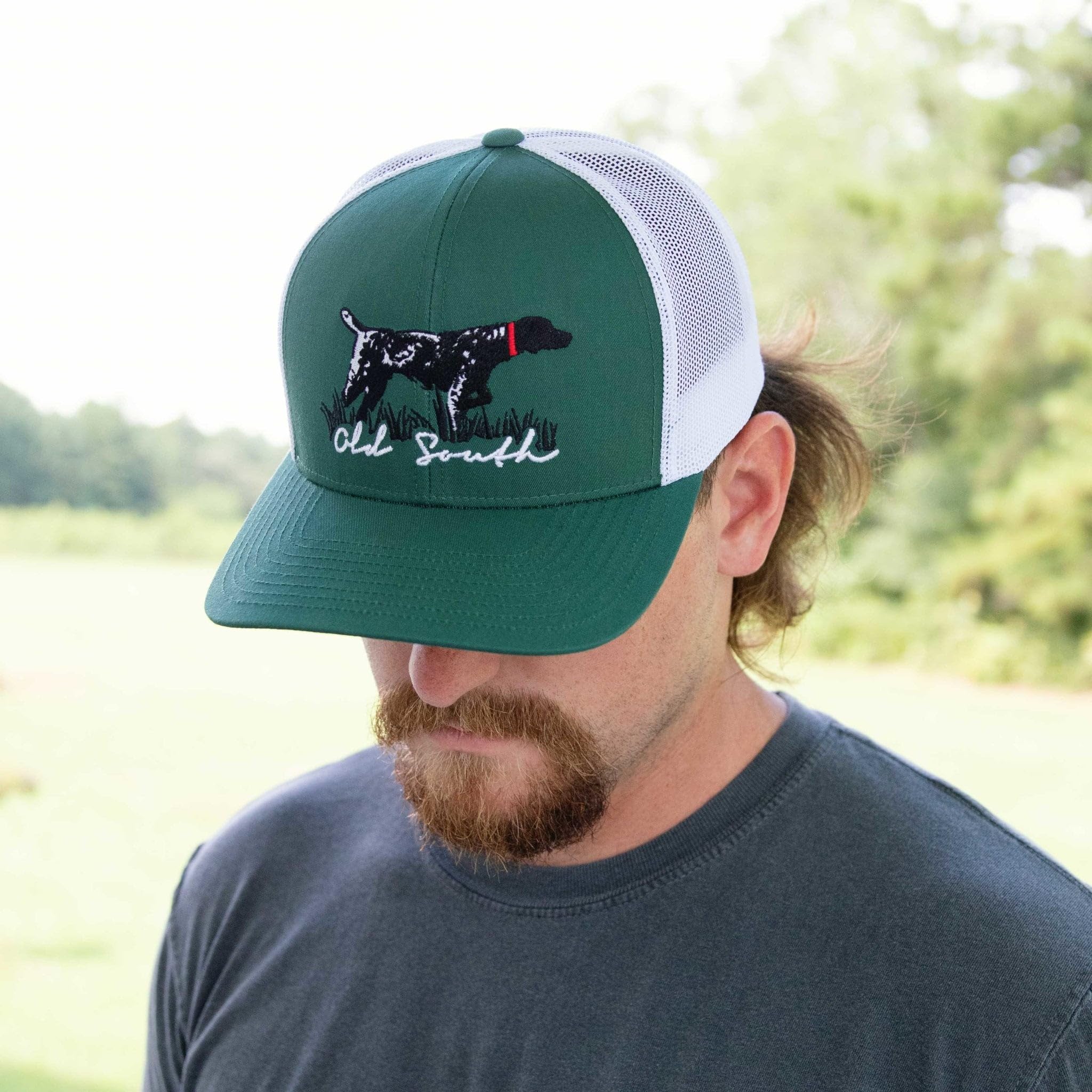 Pointer Trucker Hat - Adjustable Mesh Back Cap for Men & Women - Perfect for Outdoor Activities, Sports, and Casual Wear