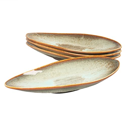 Brown reactive glaze 13.3 Inch