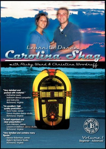 Learn to Dance Carolina Shag Volume 1 DVD - Beginner Dance Lessons by Ricky Ward & Christina Woodruff - Perfect for Couples, Weddings & Social Dancing