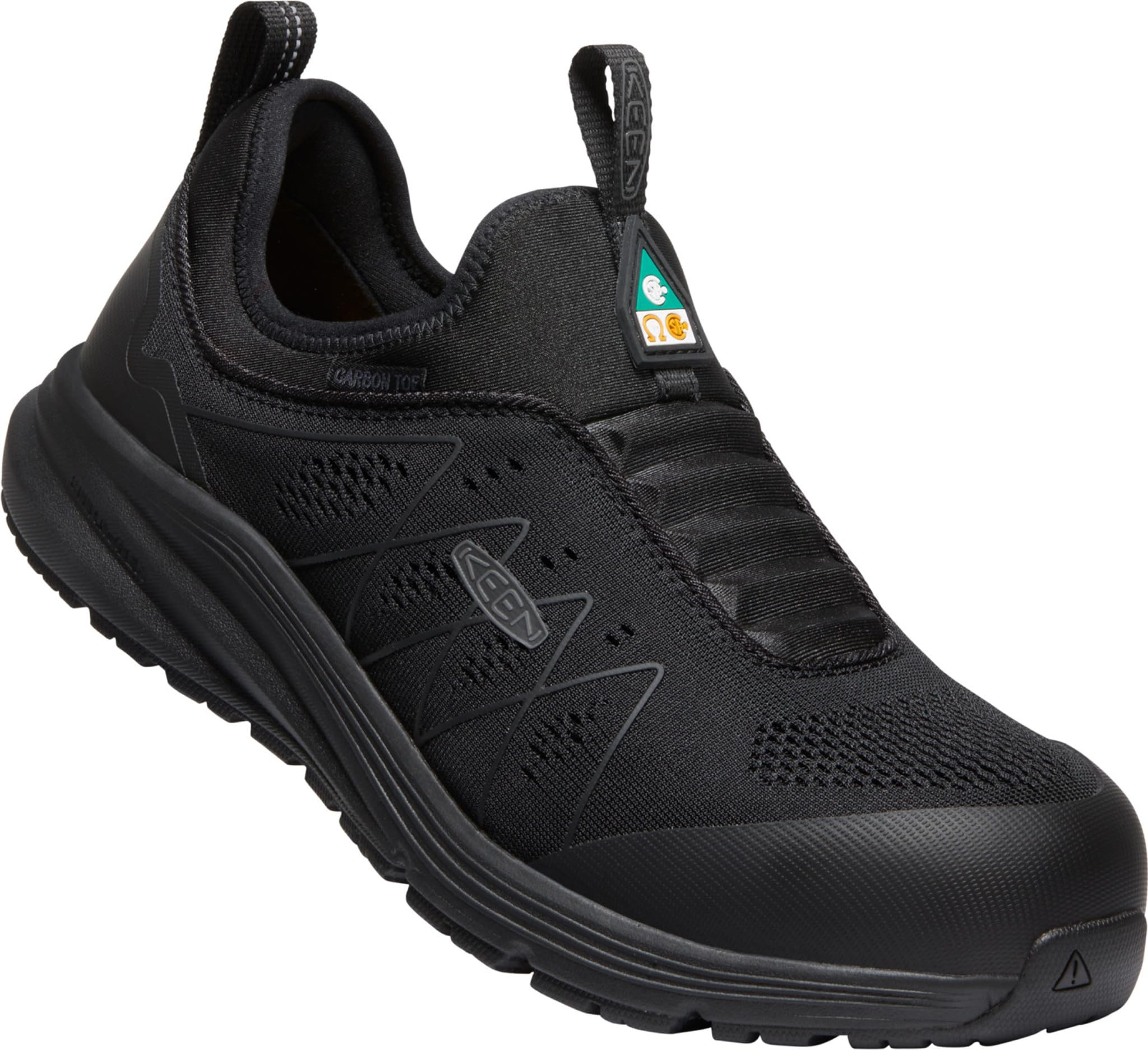 KEEN Utility Men's CSA Vista Energy Shift Low Composite Toe Slip-On Work Shoes - Lightweight & Comfortable Industrial Sneakers for Construction, Warehouse & Outdoor Work