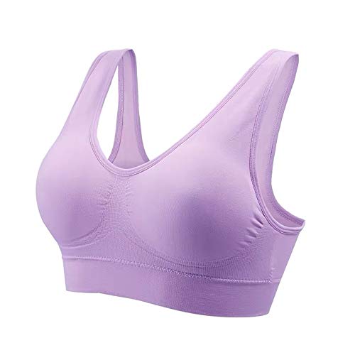Women's Seamless Sports Bras - 3 Pack Yoga Bras with Removable Pads, Breathable Spandex for Running, Gym & Active Lifestyle