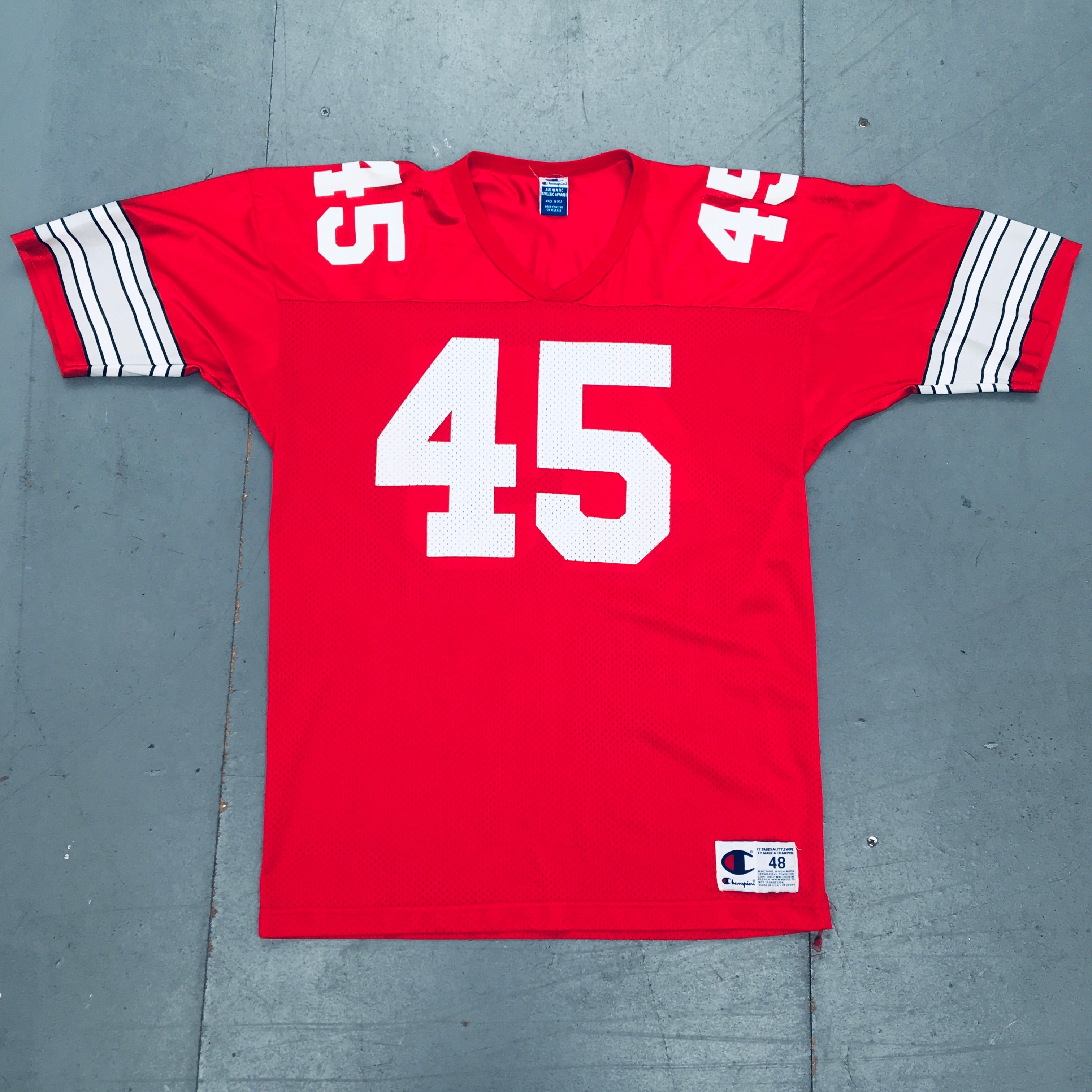 Ohio State Buckeyes Archie Griffin No. 45 Champion Football Jersey - Size Large - Perfect for Game Day, Tailgating & Fan Events