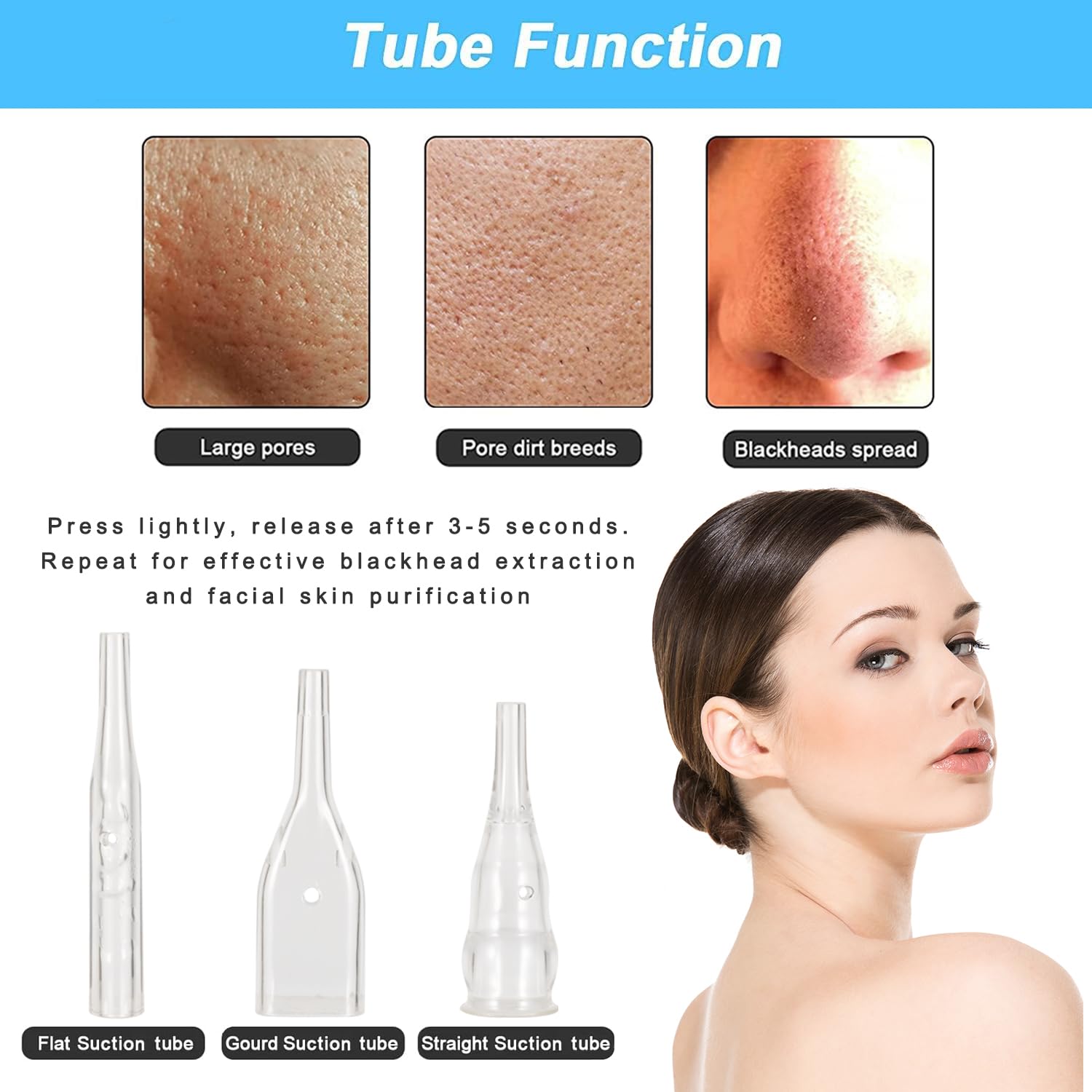 Professional 3-in-1 Diamond Microdermabrasion Machine with Vacuum Spray - Salon & Home Facial Care Device for Exfoliation, Blackhead Removal & Skin Rejuvenation | Perfect for Spa Treatments & At-Home Skincare Routines