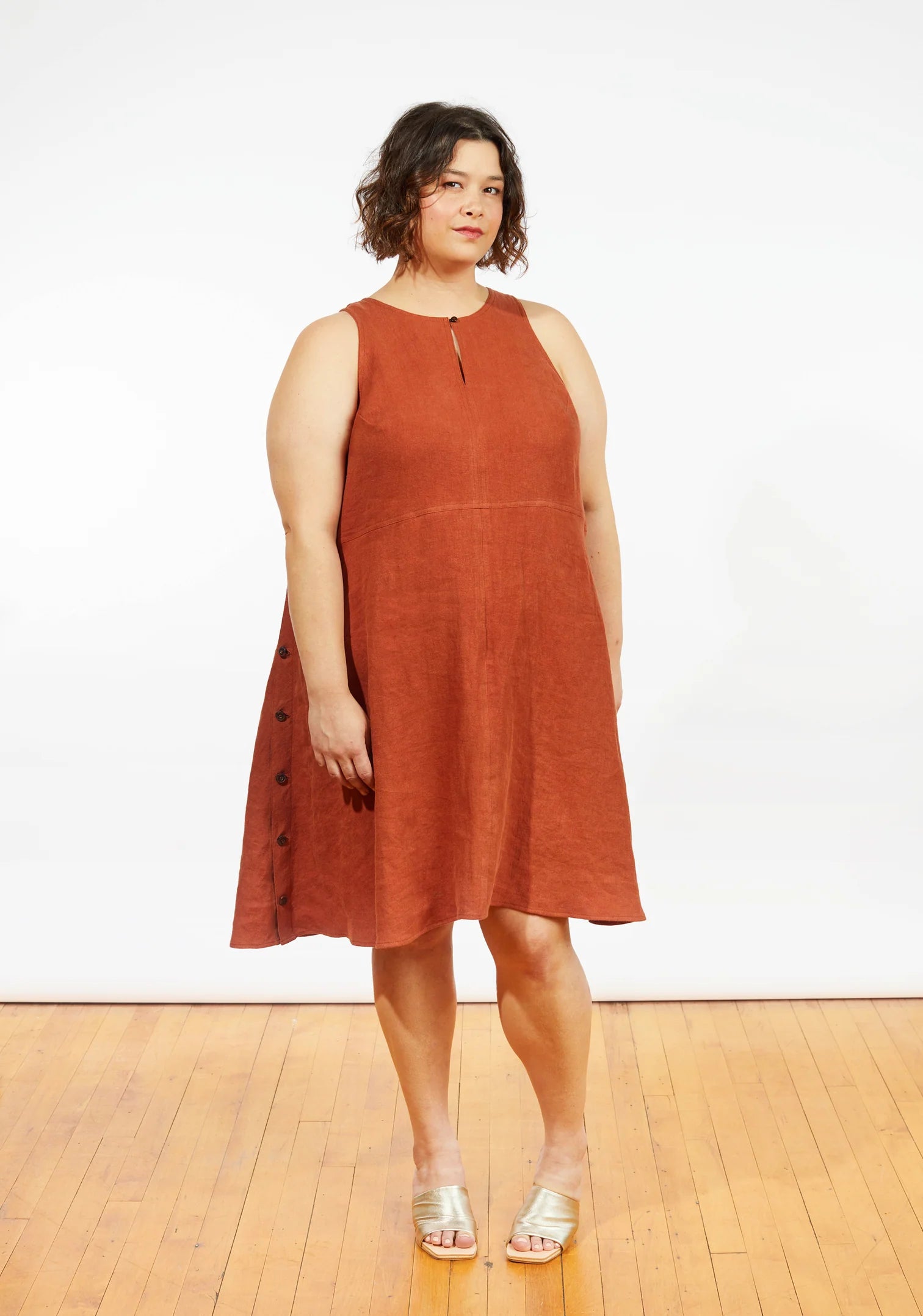 Grainline Studio Austin Dress - Women's Plus Size 14 (US 32) - Flattering Fit for Casual Wear & Office Outfits