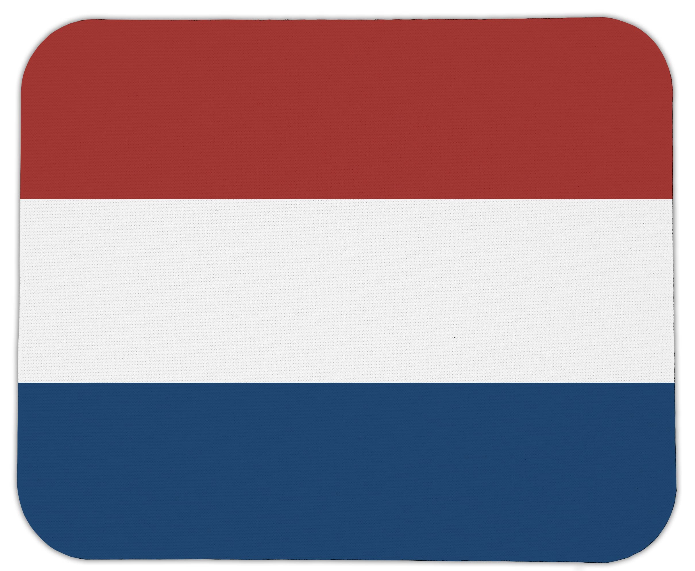 Netherlands Flag Mouse Pad - Non-Slip Rubber Base, Smooth Surface for Gaming & Office Use - Perfect for Dutch Fans, PC & Laptop Accessories