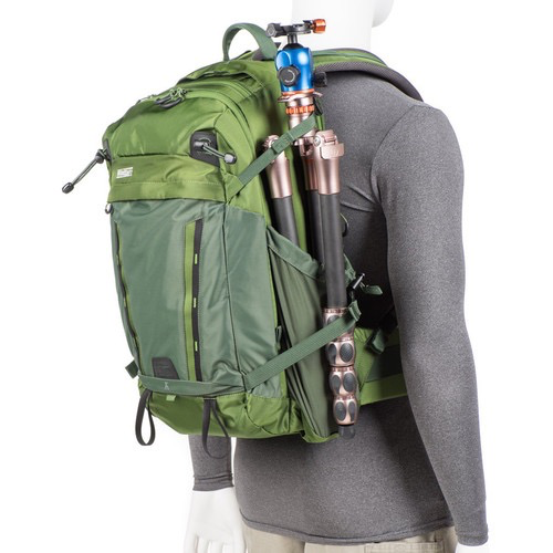 MindShift Gear BackLight 26L Backpack - Waterproof Hiking & Travel Backpack for Photographers (Woodland Green) - Perfect for Outdoor Adventures & Camera Gear Protection