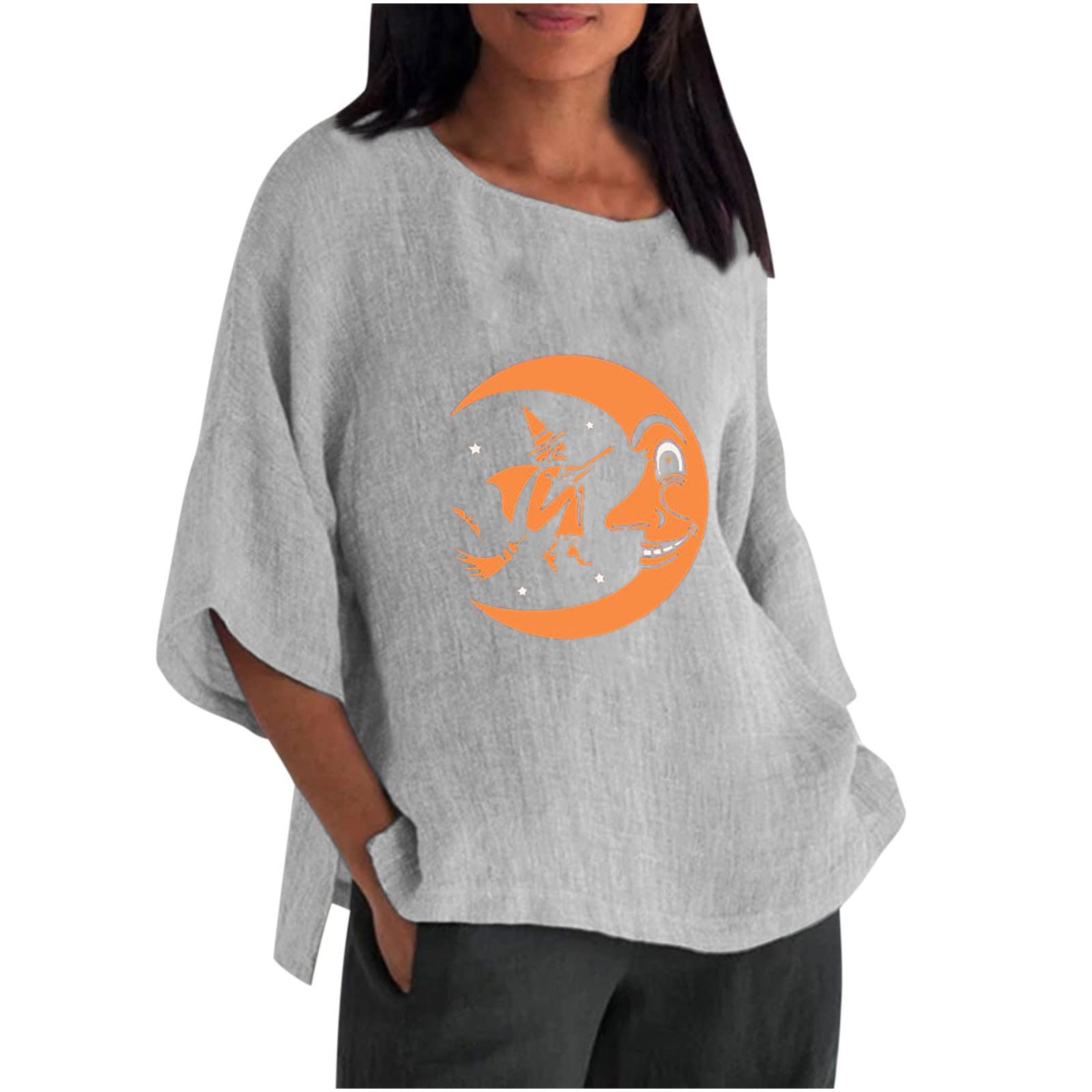 BUIgtTklOP Women's Casual Loose Fit Short Sleeve T-Shirts - Summer Comfort Tops & Blouses for Everyday Wear, Outings, and Relaxation