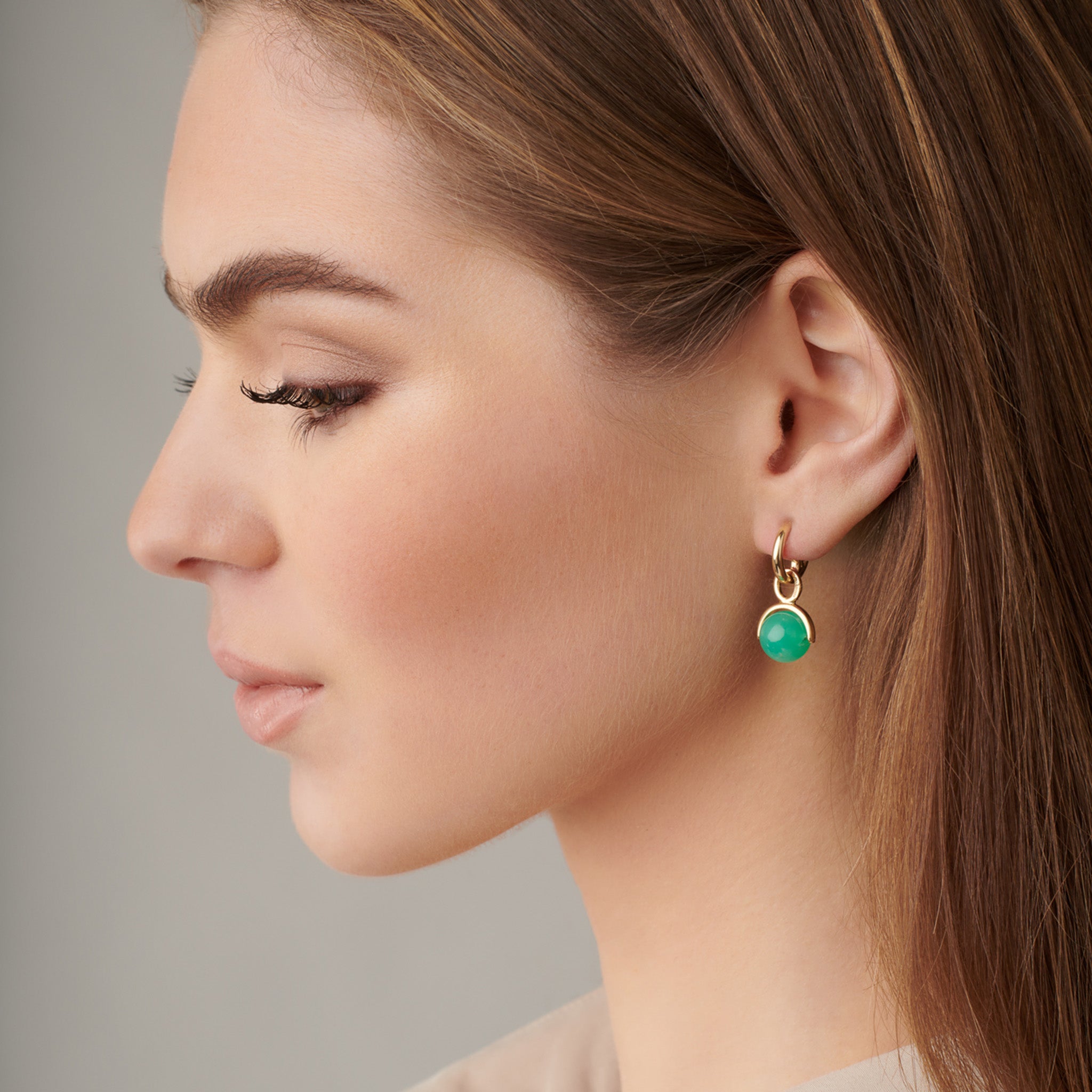 Elegant Yellow Gold Pearl Drop Stirrup Earrings for Women - Perfect for Weddings, Parties & Special Occasions