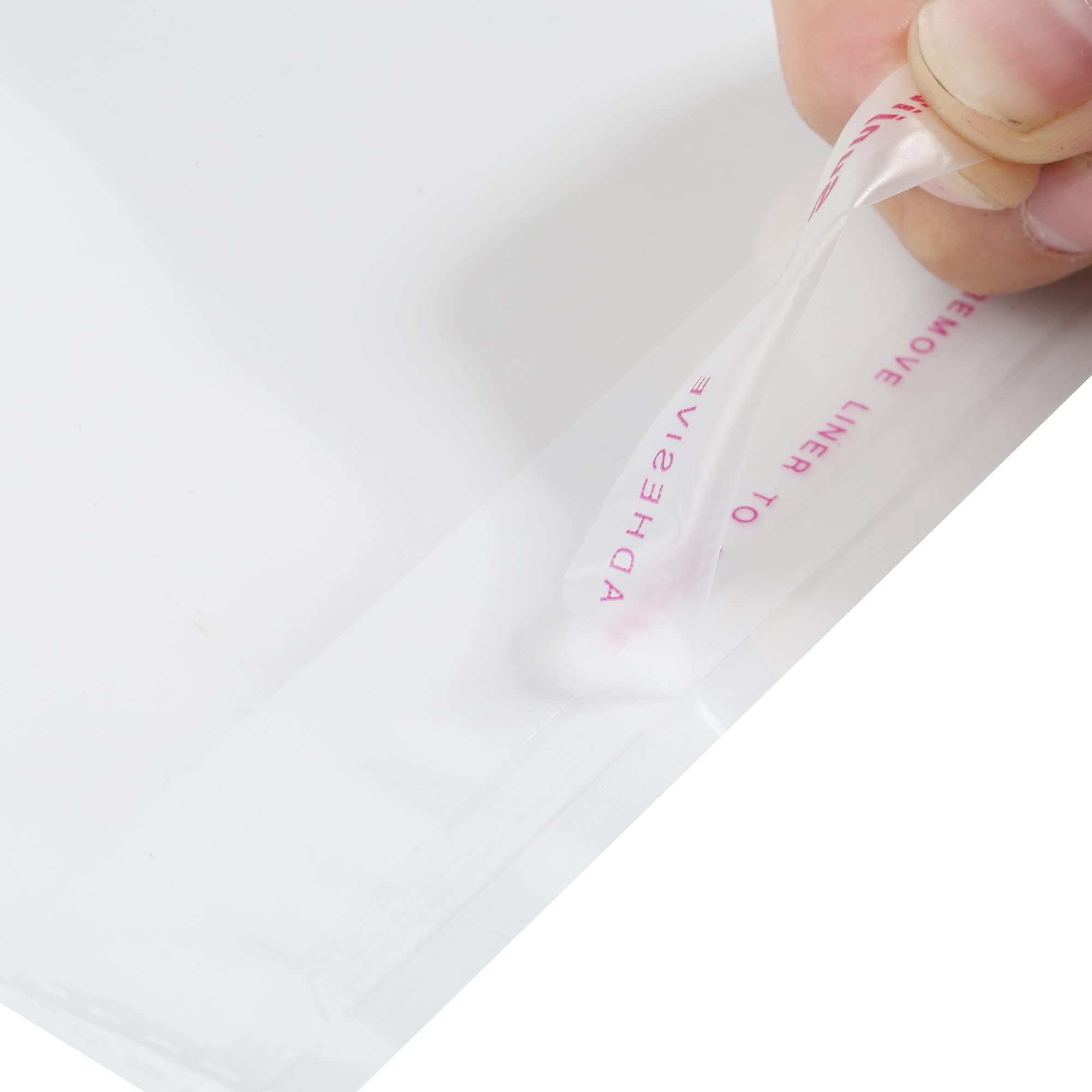 200PCS 4x6 Inch Clear Cellophane Bags - Self Sealing Resealable Adhesive Plastic Bags for Cookies, Candy, Gift Packaging - Perfect for Bakery Treats, Party Favors & Small Item Storage