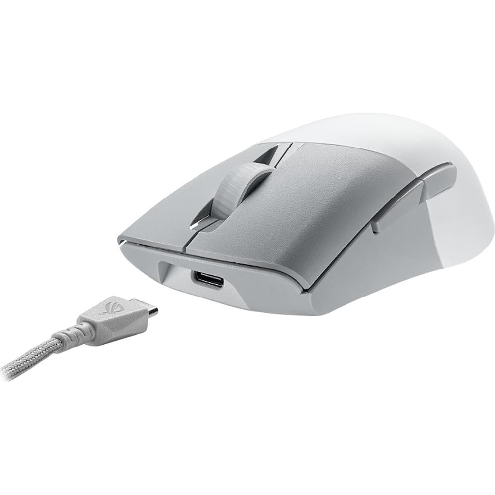 ASUS ROG Keris WL AimPoint Wireless Gaming Mouse - 36K DPI, White - Perfect for FPS, MOBA & Esports Gaming