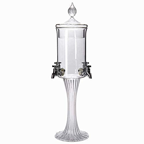 Premium ALANDIA Absinthe Fountain Set with 4 Spouts, 4 Glasses & 4 Spoons - Complete Traditional Absinthe Kit for Authentic Louche Ritual - Perfect for Home Bars, Cocktail Parties & Bohemian Gatherings