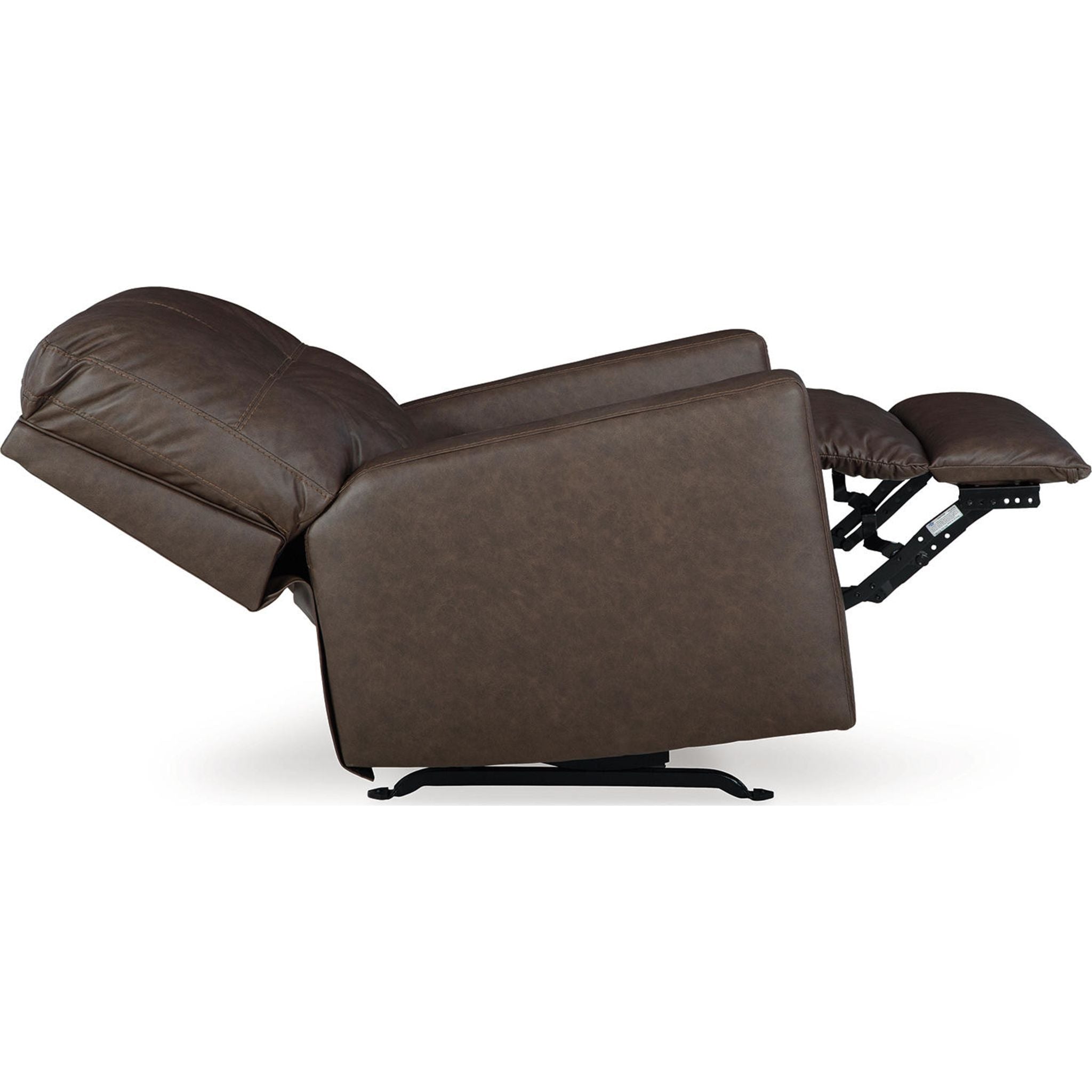 Barlin Mills Rocker Recliner Chair - Comfortable Leather Living Room Reclining Chair with Padded Armrests and Lumbar Support - Perfect for Relaxing, Watching TV or Napping in Your Home Theater, Bedroom or Office