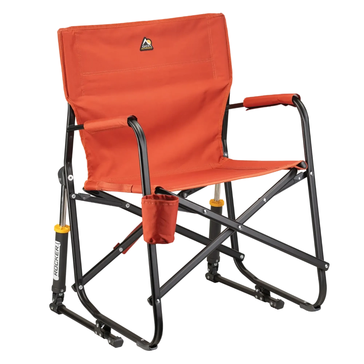 Freestyle Rocker™ Pumpkin Spice - Comfortable Rocking Chair for Relaxation, Living Room, Nursery & Outdoor Use