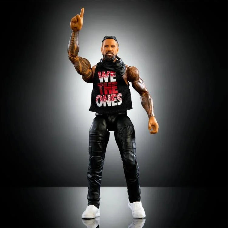Jimmy Uso WWE Elite Collection Series 114 Wrestling Action Figure - Authentic Collectible for WWE Fans & Display Decor