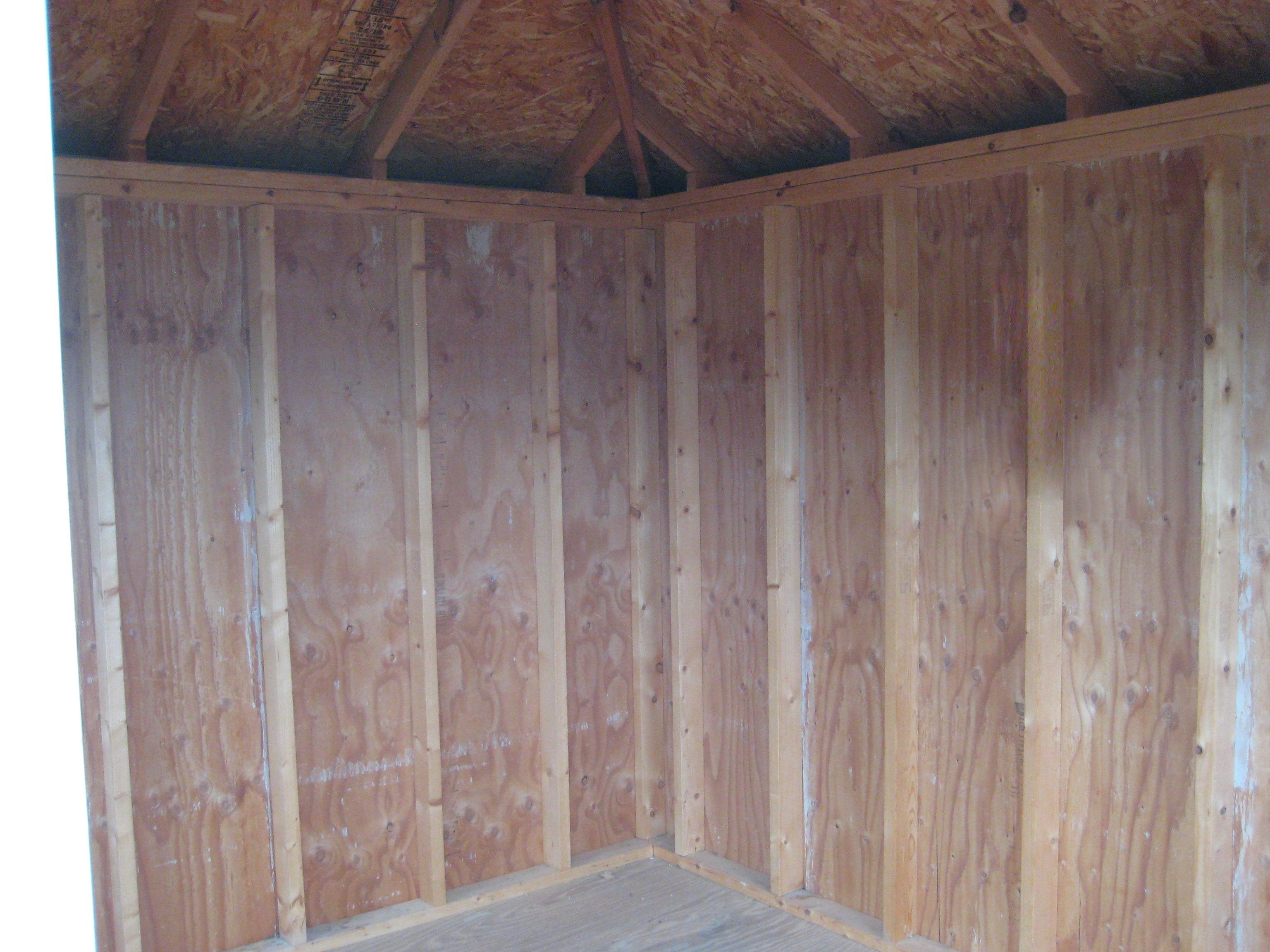 Classic Five Corner Shed Panelized Kit - Easy DIY Garden Storage Shed for Outdoor Tools & Equipment