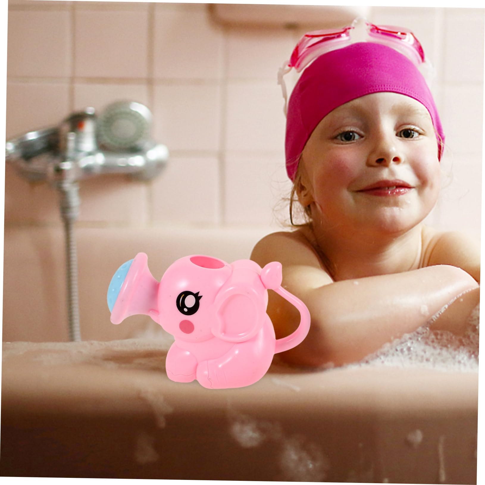 COOLHIYA 2-Pack Bathroom Toys for Kids - Watering Can & Sprinkler Shower Bathtub Toys, BPA-Free PP Plastic - Fun Bath Time Accessories for Toddlers & Preschoolers | Perfect for Indoor Water Play & Sensory Development
