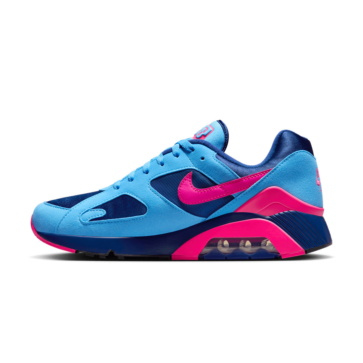Nike Air 180 'University Blue Hyper Pink' Retro Running Shoes - Men's Basketball Sneakers for Casual Wear & Street Style Fashion