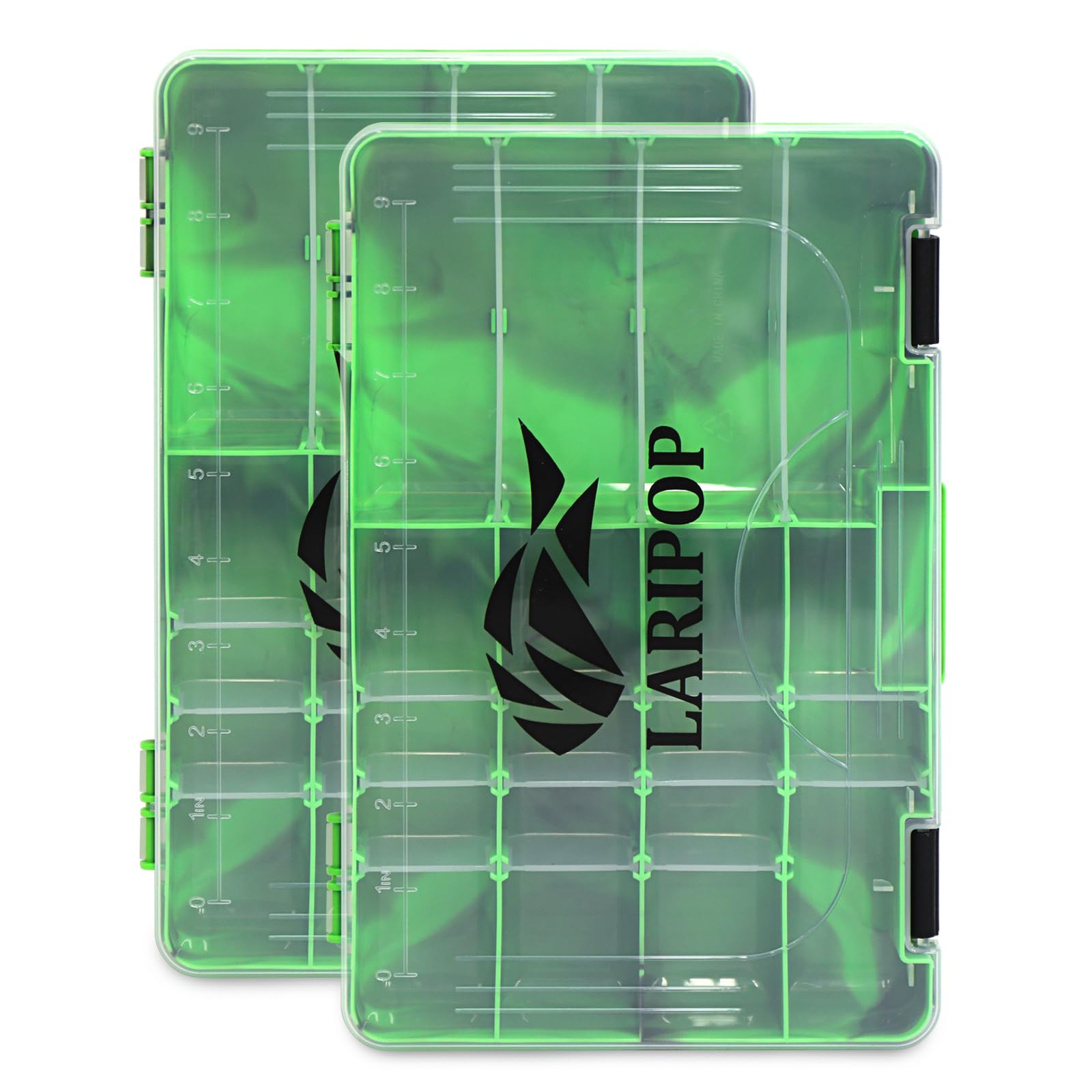 **Premium Fishing Tackle Box Organizer – Transparent Plastic Storage Box with Bait Separator, Angler's Equipment for Tools & Accessories (2-Pack/4-Pack) – Ideal for Fishing Trips, Camping & Outdoor Adventures**
