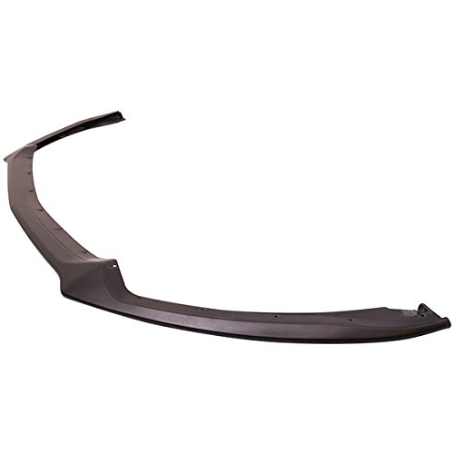 IKON MOTORSPORTS Front Bumper Lip Spoiler for 2015-2017 Ford Mustang | Factory Style PU Polyurethane Unpainted Splitter | Enhances Aerodynamics & Sporty Look for Street Racing & Car Shows