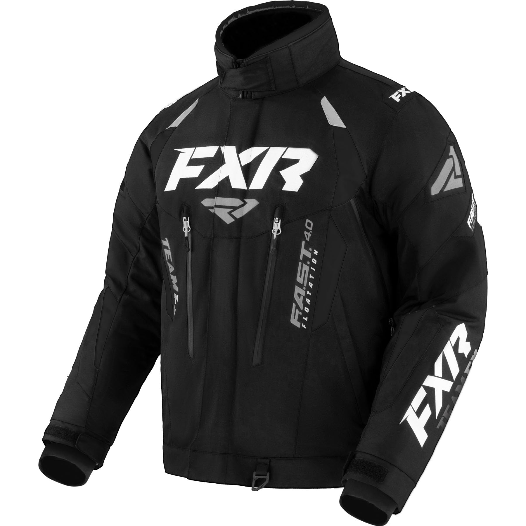 FXR Men's Team FX Jacket 2025 - Black X-Large - Waterproof Snowmobile Jacket for Winter Riding & Outdoor Adventures
